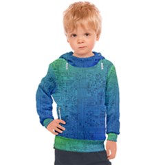 Blue And Green Circuit Board Wallpaper Circuit Board Sketch Kids  Hooded Pullover by Bakwanart