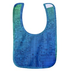 Blue And Green Circuit Board Wallpaper Circuit Board Sketch Baby Bib by Bakwanart