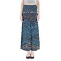 Position Of The Constellations Illustration Star Blue Full Length Maxi Skirt View1