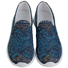 Position Of The Constellations Illustration Star Blue Men s Lightweight Slip Ons by Bakwanart