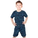 Technology Computer Circuit Boards Electricity Cpu Binary Kids  Tee and Shorts Set View1