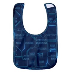 Technology Computer Circuit Boards Electricity Cpu Binary Baby Bib by Bakwanart