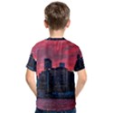 Skyline Sunset United States Reflection Usa,new York Manhattan Kids  Cotton Tee View2