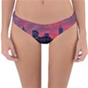 Skyline Sunset United States Reflection Usa,new York Manhattan Reversible Hipster Bikini Bottoms View1