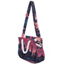 Skyline Sunset United States Reflection Usa,new York Manhattan Rope Handles Shoulder Strap Bag View1