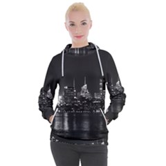 Photography Of Buildings New York City  Nyc Skyline Women s Hooded Pullover