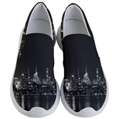 Photography Of Buildings New York City  Nyc Skyline Women s Lightweight Slip Ons by Bakwanart