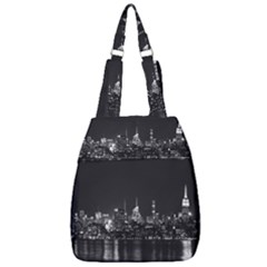 Photography Of Buildings New York City  Nyc Skyline Center Zip Backpack by Bakwanart