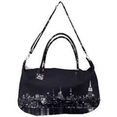 Photography Of Buildings New York City  Nyc Skyline Removable Strap Handbag by Bakwanart