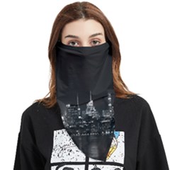 Photography Of Buildings New York City  Nyc Skyline Face Covering Bandana (triangle) by Bakwanart