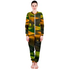 Landscape Usa Nature Washington State Trees Field Palouse Onepiece Jumpsuit (ladies) by Bakwanart