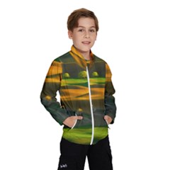 Landscape Usa Nature Washington State Trees Field Palouse Kids  Windbreaker