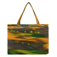 Landscape Usa Nature Washington State Trees Field Palouse Medium Tote Bag by Bakwanart