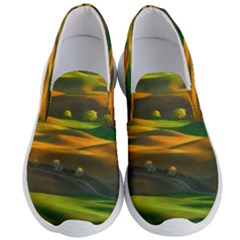 Landscape Usa Nature Washington State Trees Field Palouse Men s Lightweight Slip Ons by Bakwanart