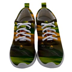 Landscape Usa Nature Washington State Trees Field Palouse Women Athletic Shoes by Bakwanart