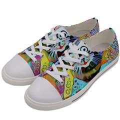 Kitten Cat Pet Animal Adorable Fluffy Cute Kitty Men s Low Top Canvas Sneakers by 99art