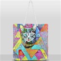 Kitten Cat Pet Animal Adorable Fluffy Cute Kitty Full Print Rope Handle Tote (Large) View2