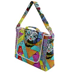 Kitten Cat Pet Animal Adorable Fluffy Cute Kitty Box Up Messenger Bag by 99art