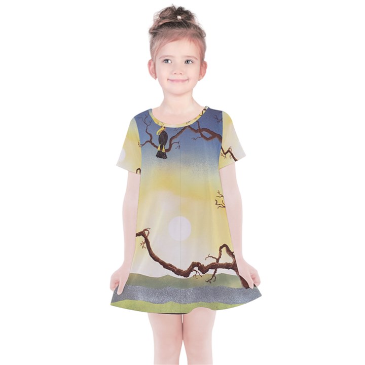 1 (202) Kids  Simple Cotton Dress