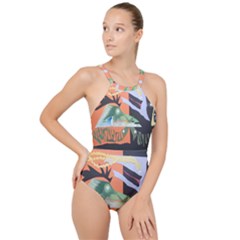 1 (209) High Neck One Piece Swimsuit by LeRoyJacks