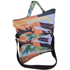 1 (209) Fold Over Handle Tote Bag