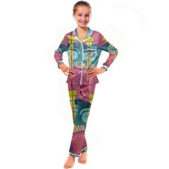 1 (188) Kids  Satin Long Sleeve Pajamas Set by LeRoyJacks