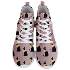 Cat Egyptian Ancient Statue Egypt Culture Animals Men s Lightweight High Top Sneakers by 99art