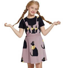 Cat Egyptian Ancient Statue Egypt Culture Animals Kids  Apron Dress by 99art