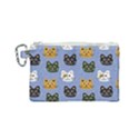 Cat Cat Background Animals Little Cat Pets Kittens Canvas Cosmetic Bag (Small) View1