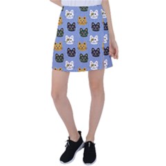 Cat Cat Background Animals Little Cat Pets Kittens Tennis Skirt by 99art