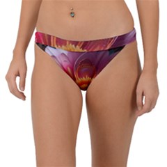 Pink Flowers Petals Blossoms Blooms Art Band Bikini Bottoms by 99art