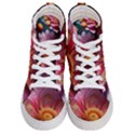 Pink Flowers Petals Blossoms Blooms Art Men s Hi-Top Skate Sneakers View1