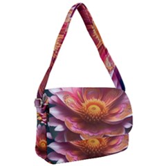 Pink Flowers Petals Blossoms Blooms Art Courier Bag by 99art