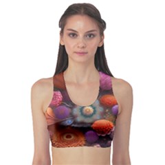 Flower Blossoms Petals Blooms Sports Bra by 99art