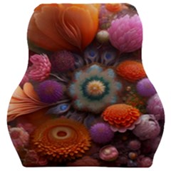 Flower Blossoms Petals Blooms Car Seat Velour Cushion  by 99art