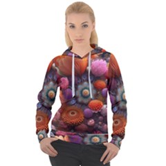 Flower Blossoms Petals Blooms Women s Overhead Hoodie by 99art