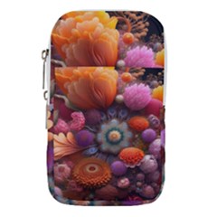 Flower Blossoms Petals Blooms Waist Pouch (large) by 99art