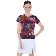 Flower Blossoms Petals Blooms Women s Sports Top by 99art