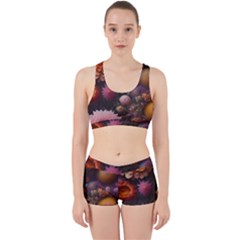 Flowers Petals Blossoms Art Flora Work It Out Gym Set by 99art