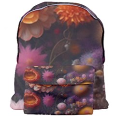 Flowers Petals Blossoms Art Flora Giant Full Print Backpack