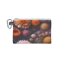 Flowers Petals Blossoms Art Flora Canvas Cosmetic Bag (small) by 99art