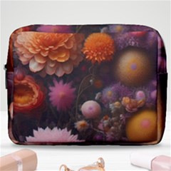 Flowers Petals Blossoms Art Flora Make Up Pouch (large) by 99art