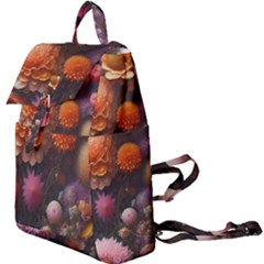 Flowers Petals Blossoms Art Flora Buckle Everyday Backpack by 99art