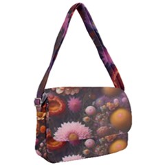 Flowers Petals Blossoms Art Flora Courier Bag by 99art