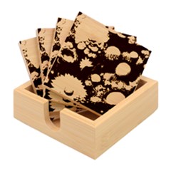 Flowers Petals Blossoms Art Flora Bamboo Coaster Set by 99art