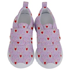 Easter Easter Bunny Hearts Seamless Tile Cute Kids  Velcro No Lace Shoes by 99art