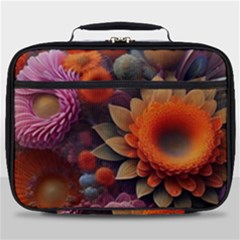 Flowers Flower Blossoms Petals Blooms Full Print Lunch Bag