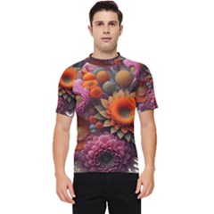 Flowers Flower Blossoms Petals Blooms Men s Short Sleeve Rash Guard by 99art