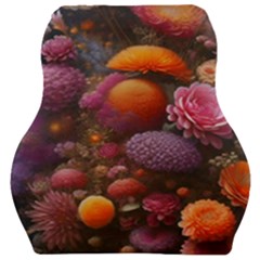 Flowers Blossoms Petals Blooms Car Seat Velour Cushion  by 99art