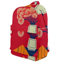 Flowers Abstract Art Painting Classic Backpack